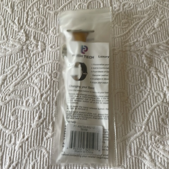 Posh Tech Genuine Leather Apple Watch bracelet for 42/44mm. - Picture 3 of 4